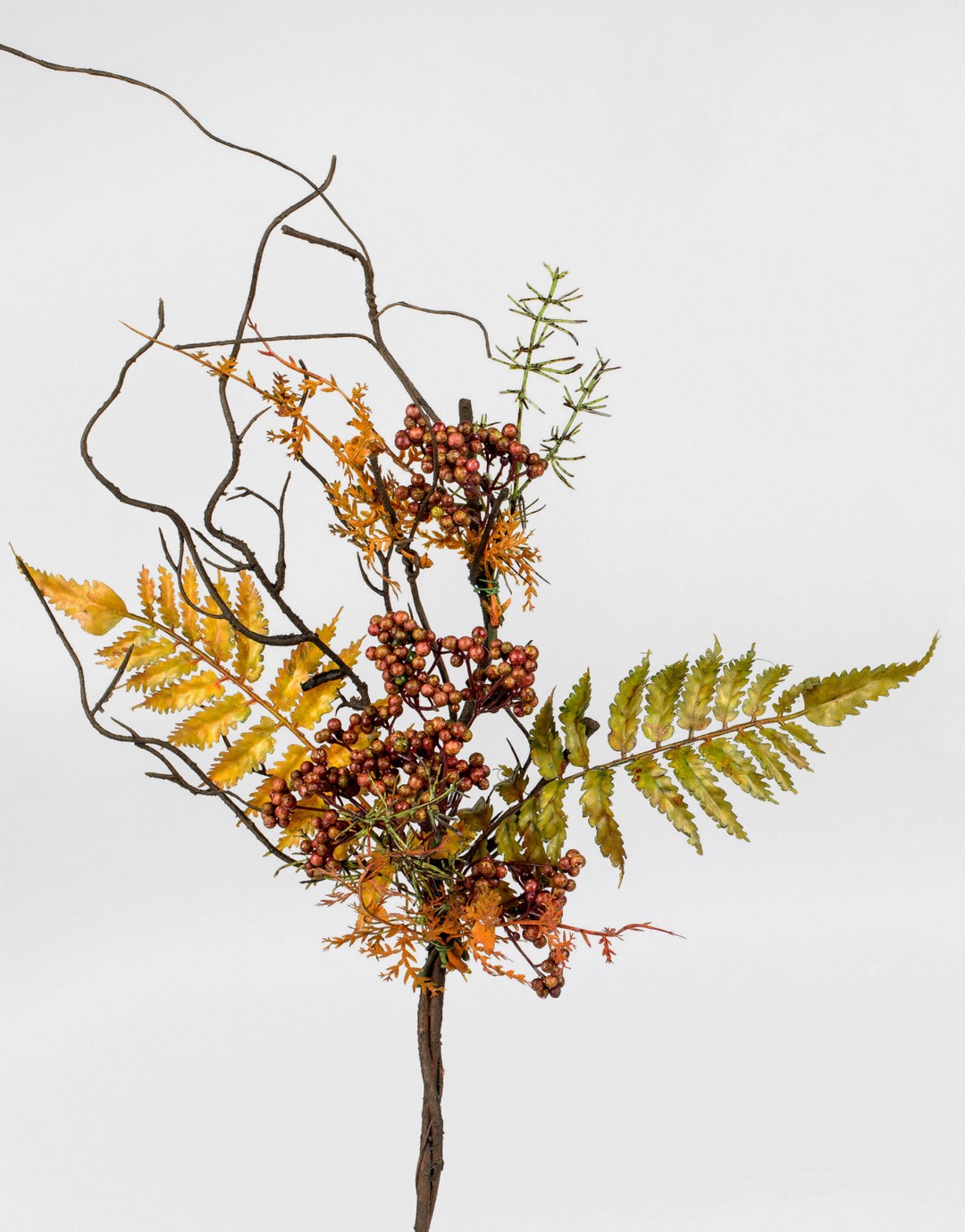 Deko-Zweig Beeren-Farn Mix, ca. 40cm