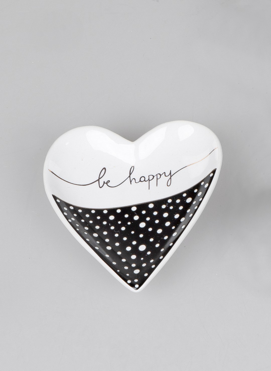 Herzschale ca. 10cm aus Steingut be happy