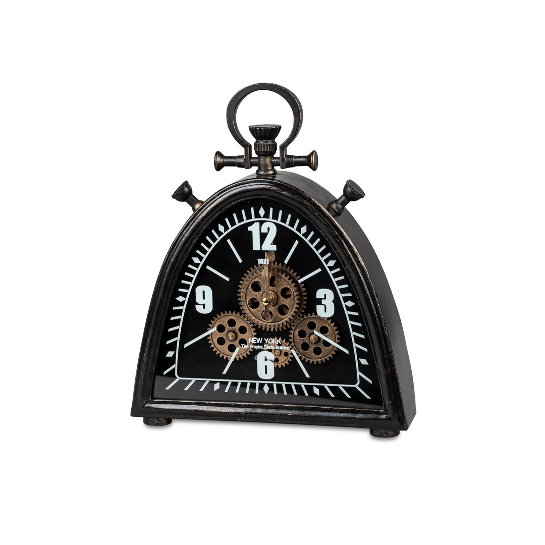 Standuhr ca. 30x36 cm Bewegung Antik