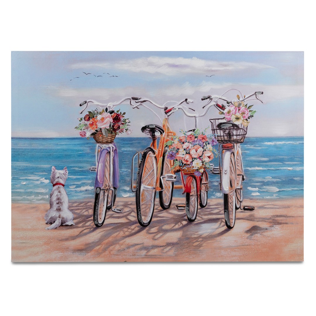 Wandbild ca.50x70 Fahrrad-Strand