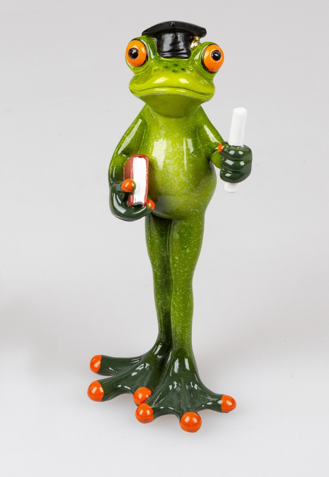 Frosch Mann zum Examen, ca. 17cm