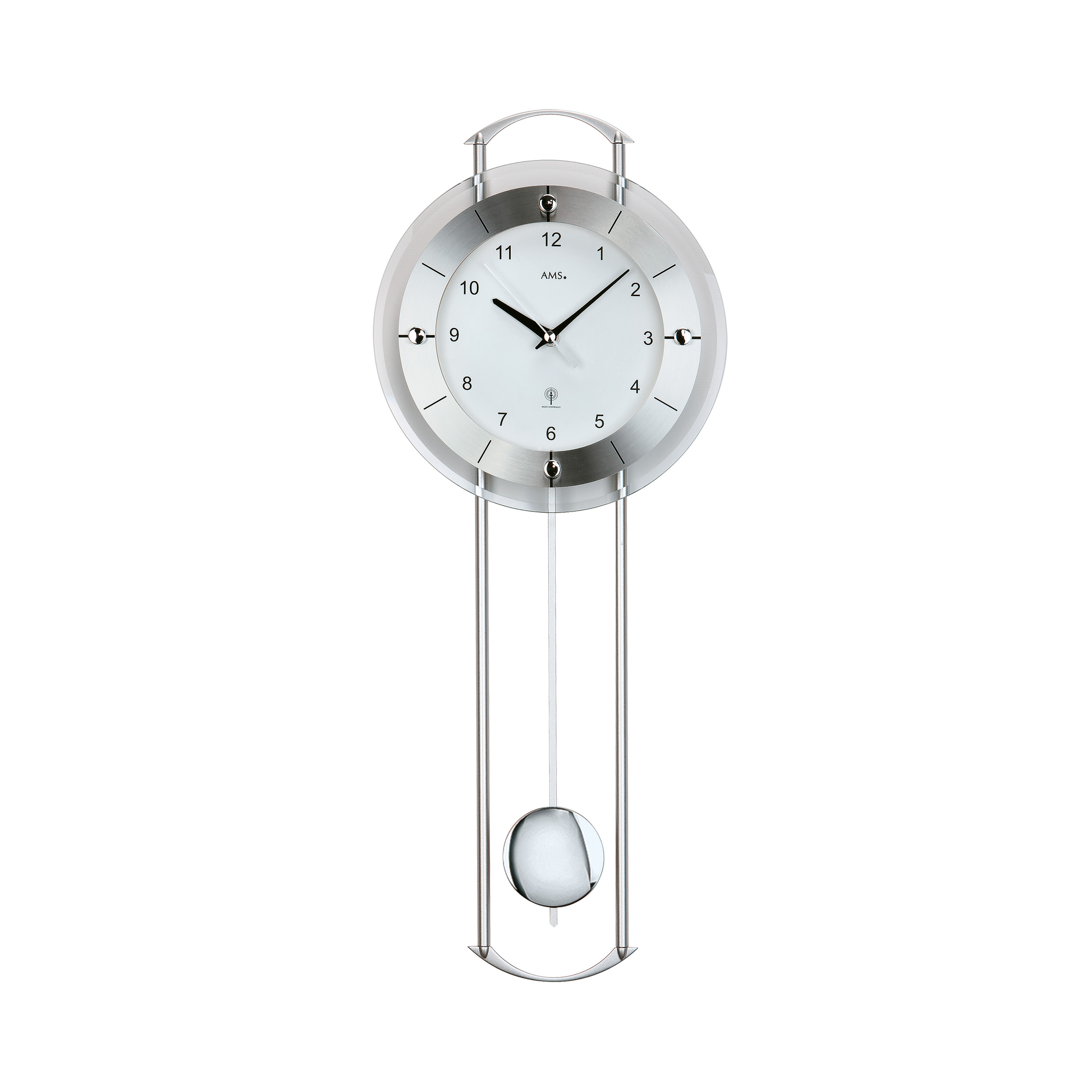 AMS Pendeluhr Aluminium 5254