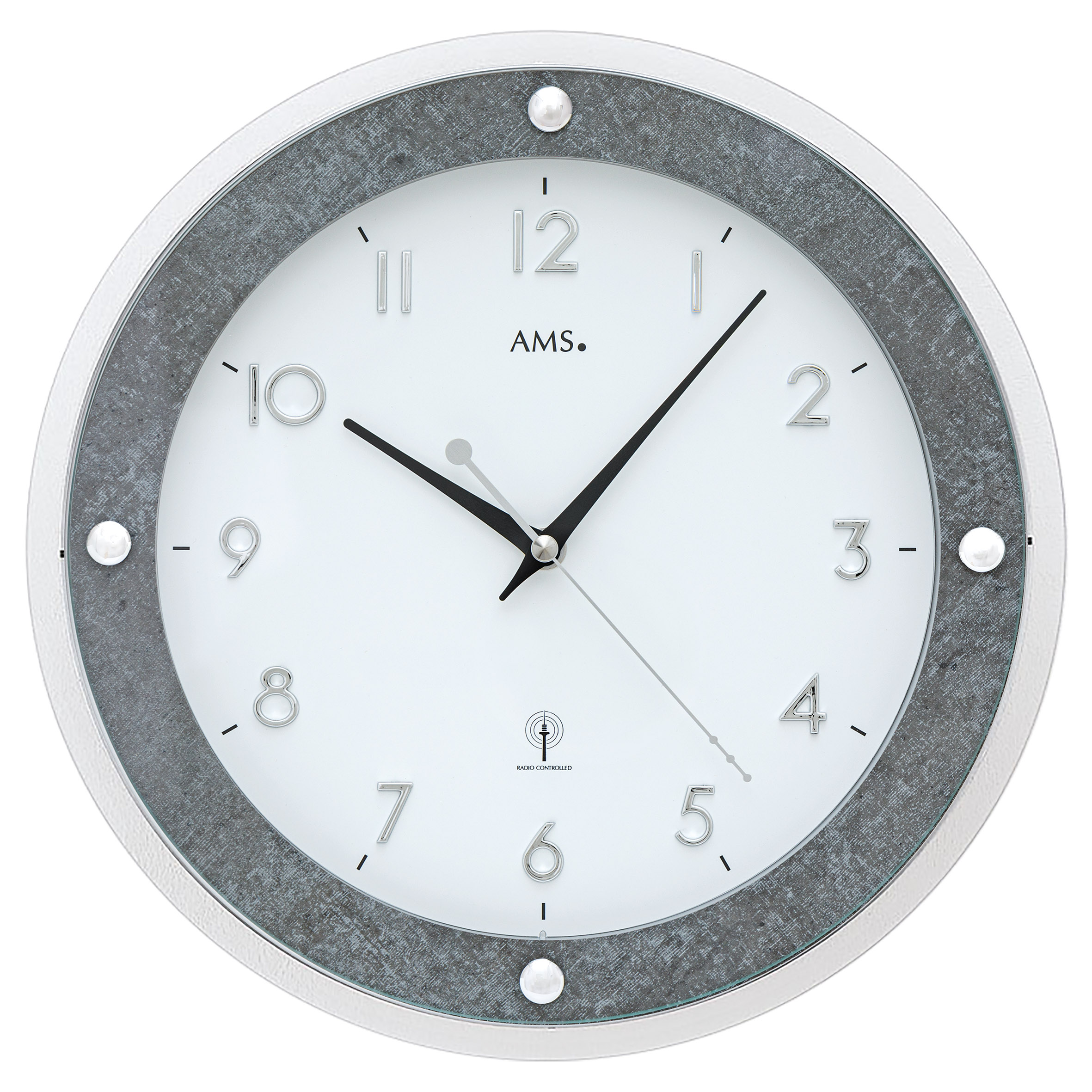 AMS Wanduhr mit Funkwerk F5566