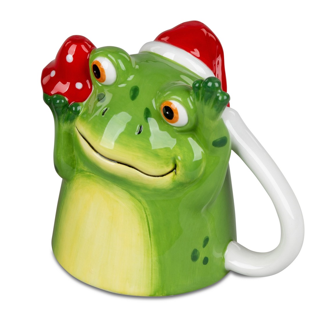 Weihnachtstasse - Umkehr-Frosch mit Festtagsstimmung 742315B