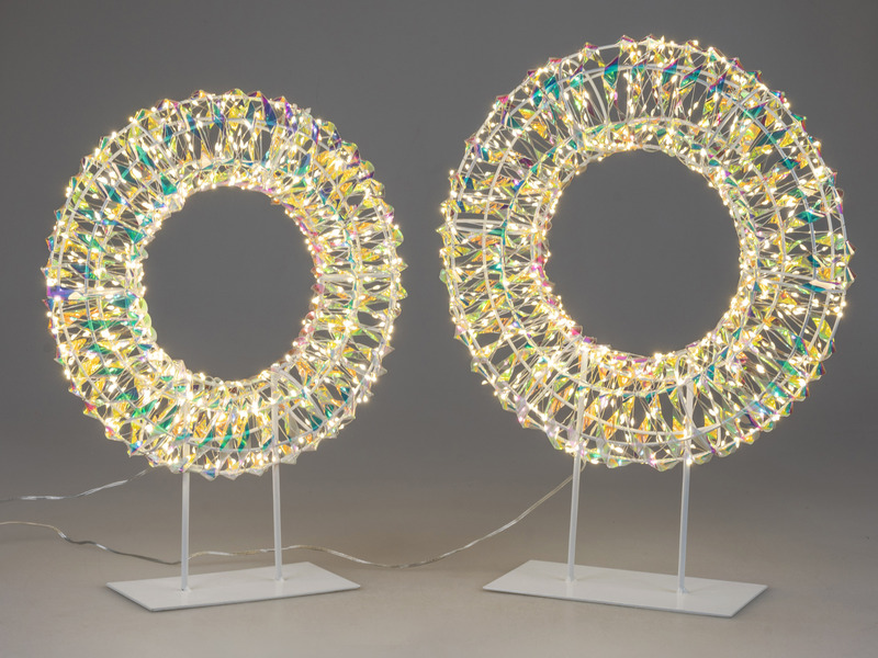 Kranz+Fuß32x40  PET mit 720 LED 634887