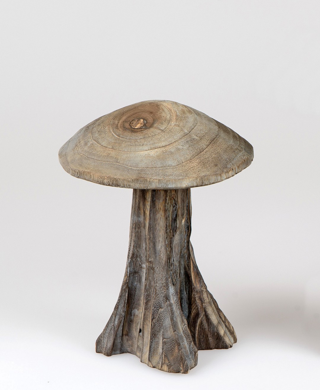 Deko-Pilz aus Holz; ca. 18x26 cm