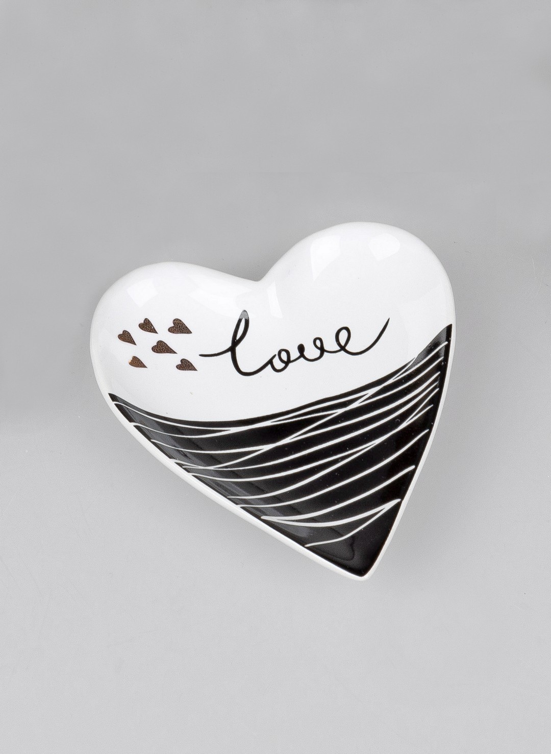 Herzschale ca. 10cm aus Steingut love