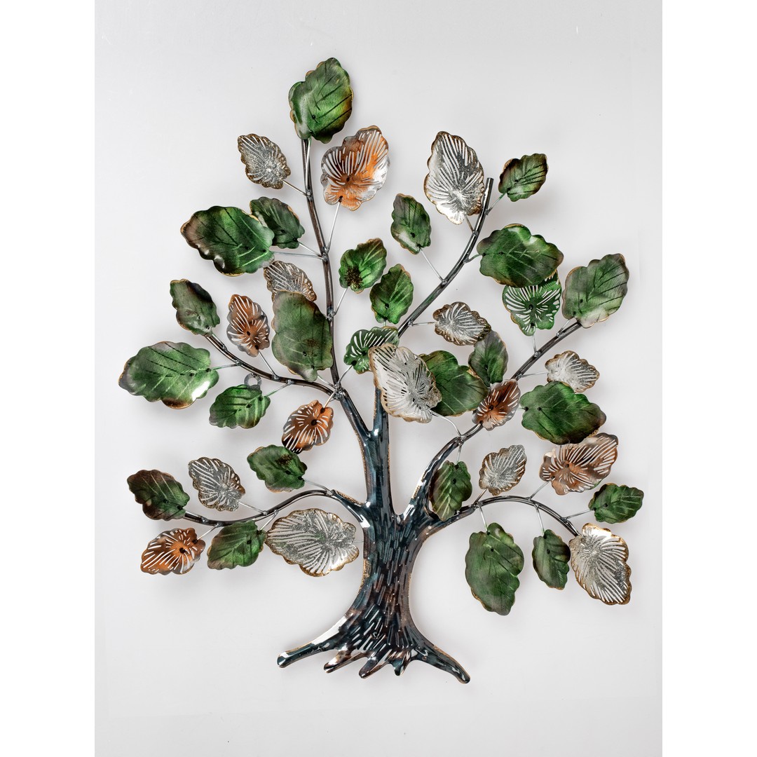 Wanddeko 60x70 Baum Blätter