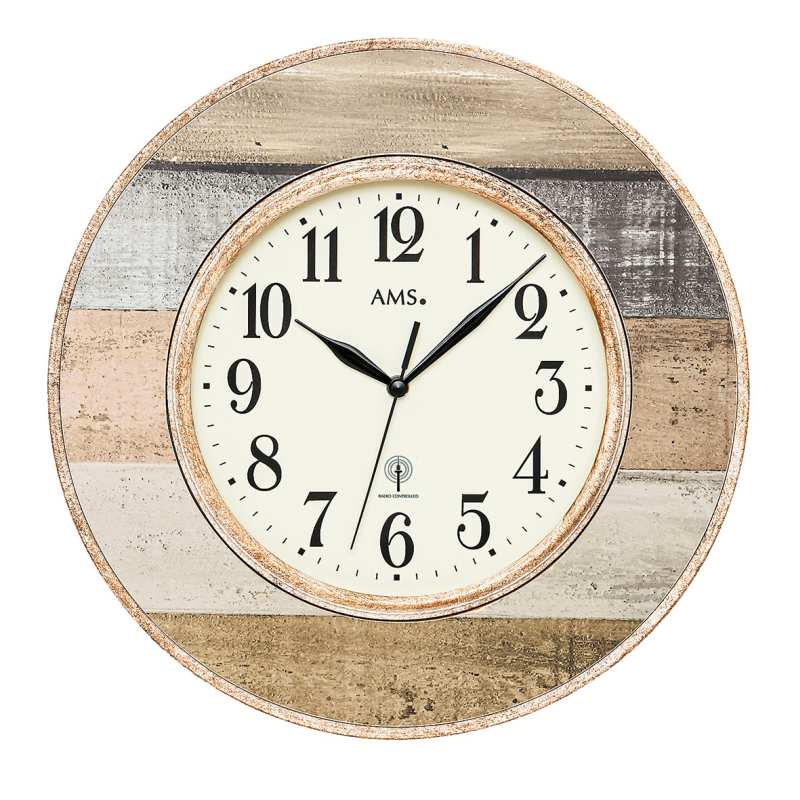 AMS Wanduhr mit Funkwerk F5975